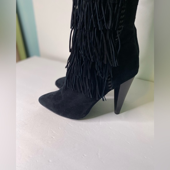Steve Madden Maraka Fringe Tall Boots size 8 - Picture 4 of 13